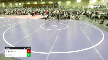 61 lbs Quarterfinal - Hutch Nordin, Ravage WC vs Wade Miller, USA Gold