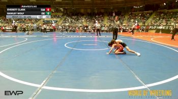 55 lbs Quarterfinal - Everett Clark, Team Porcelli vs Rawley Wolf, Cowboy Wrestling Club