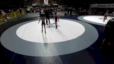 78 lbs Quarters - Carlos Garcia Jr, Mad Dawg Wrestling Club vs Jensen Boone, Driller Wrestling Club
