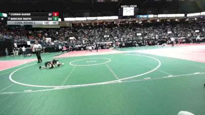 45 lbs Cons. Round 2 - Corbin Baker, GFF3 vs Breckin Smith, DONA