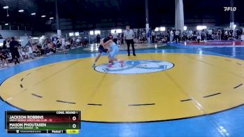 113 lbs Cons. Round 1 - Jackson Robbins, Great Bridge Wrestling Club vs Mason Phoutasen, Grapplers Garage