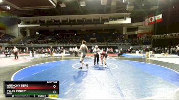 150 lbs Quarterfinal - Anthony Berg, Whitney vs Tyler Morey, Dixon
