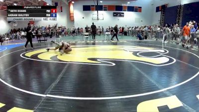 132 lbs Champ. Round 1 - Seth Evans, PWC vs Akram Guliyev, Fairfax