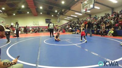 49 lbs Rr Rnd 2 - Jack Allen, Ponca City Wildcat Wrestling vs Ember Shelton, Team Tulsa Wrestling Club