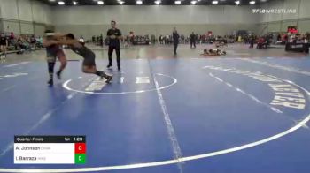 200 lbs Quarterfinal - Aryn Johnson, Okwa vs Israyel Barraza, Nm Beast