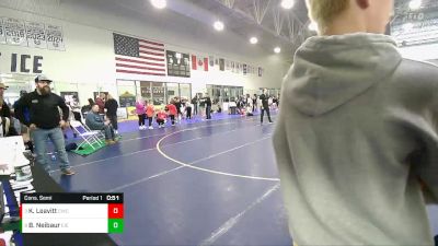 52 lbs Cons. Semi - Bexon Neibaur, East Idaho Elite vs Kai Leavitt, Champions Wrestling Club