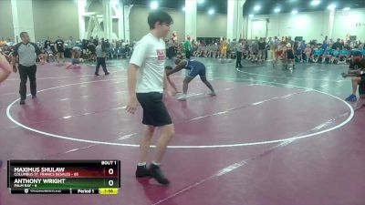 215 lbs Round 1 (10 Team) - Maximus Shulaw, Columbus St. Franics DeSales vs Anthony Wright, Palm Bay