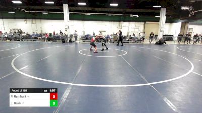 120 lbs Round Of 128 - Pierce Reinhart, PA vs Lander Bosh, UT