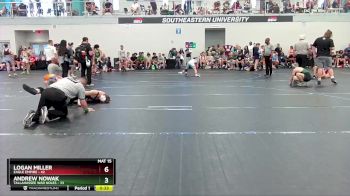 140 lbs Round 2 (4 Team) - Logan Miller, Eagle Empire vs Andrew Nowak, Tallahassee War Noles
