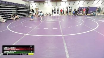 144 lbs Cons. Round 5 - Hagen Blanck, Paola High School vs Leo Blanding, Kansas City Training Center