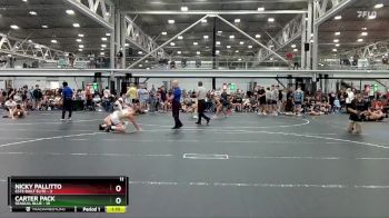 126 lbs Round 6 (8 Team) - Nicky Pallitto, Este Built Elite vs Carter Pack, Seagull Blue