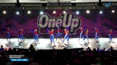 Dance Mania Nashville - Youth Pom [2025 Youth - Pom - Large Day 3] 2025 One Up Grand Nationals