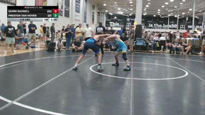 115 lbs Rr Rnd 1 - Quinn Bagnell, Apache Black - HSC vs Preston Van Hoven, Grit Mat Club Blue - HSC