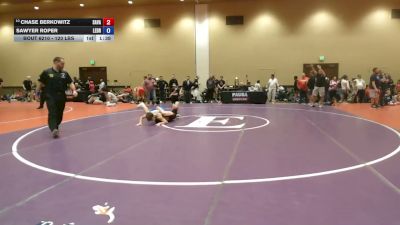 120 lbs Cons. Rd Of 16 - Chase Berkowitz, Savage vs Sawyer Roper, Legacy Dragons