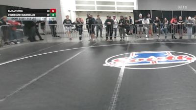 113 lbs Consi Of 64 #2 - Eli Lorang, SC vs Vincenzo Mannello, NY