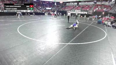 D3-138 lbs Cons. Round 1 - Levi Krautkramer, Marathon vs Grant Klimek, Independence/Gilm.