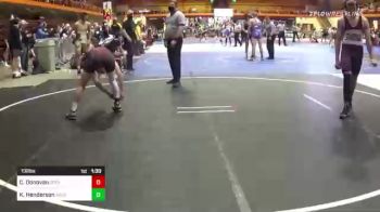 132 lbs Round Of 16 - Clay Donovan, Spearfish Spartans vs Kyler Henderson, Natrona Colts