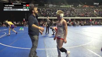 140 lbs Cons. Round 2 - Clay Hansel, Victory School Of Wrestling vs Finn Ritter, Lake Mills Youth Wrestling