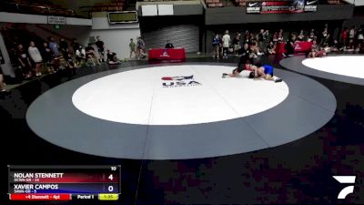 119 lbs Round 5 (10 Team) - Nolan Stennett, OCWA-GR vs Xavier Campos, SAWA-GR