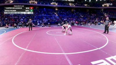 5A 150 lbs 1st Place Match - Carter McLaughlin, Whitehouse vs Bryce Palmer, Comal Smithson Valley