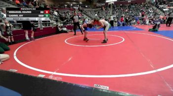 130 lbs Round 2 - Emmanuel Kearns, Saints Wrestling Club vs Gabriel Joy, Van Buren High School Wrestling