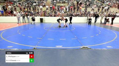 120 lbs Consolation - Cooper Phillippe, Georgia vs Nick Victorio-Chavez, Georgia