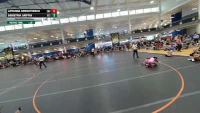 121 lbs Quarterfinal - Demetria Griffin, Beat The Streets-Chicago vs Aryanna Hengstebeck, Unattached