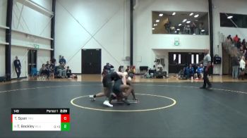 149 lbs Cons. Round 2 - Tyler Beckley, West Liberty vs Taijon Span, Thomas More