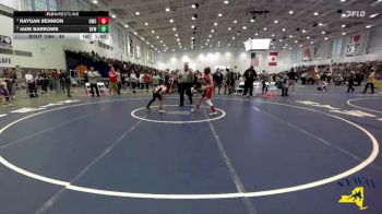86 lbs Quarterfinal - Jade Barrows, Duanesburg-Schoharie Youth Wrestling vs Raygan Bennion, Olean Wrestling Club