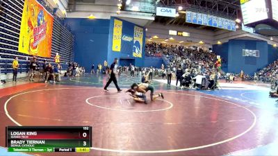 132 lbs Prelim - Logan King, Sussex Tech vs Brady Tiernan, DePaul Catholic