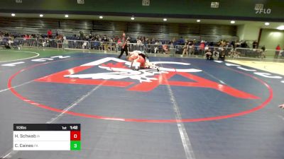 113 lbs Round Of 128 - Hendrix Schwab, IA vs Cj Caines, PA