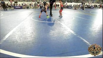 52 lbs Quarterfinal - Griffyn Moyer, Del City Little League Wrestling vs Cainen Sitzman, Tulsa Blue T Panthers