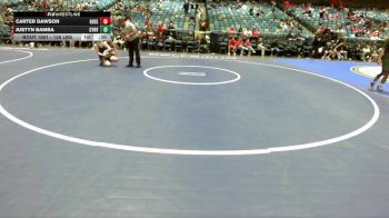126 lbs Consi Of 16 #2 - Carter Dawson, Roseburg vs Justyn Bamba, Canyon View AZ