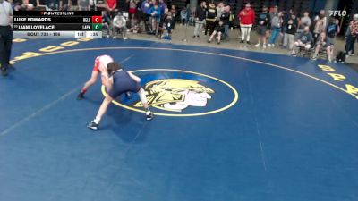 106 lbs Cons. Round 3 - Liam Lovelace, Lake Park vs Luke Edwards, Unattached