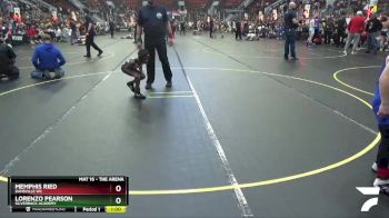 49 lbs 5th Place Match - Memphis Ried, Dansville WC vs Lorenzo Pearson, Silverback Academy