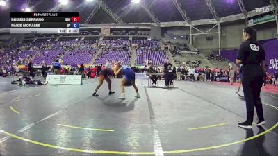 110 lbs Quarters & 1st Wb (16 Team) - Briseis Serrano, Southern Oregon University vs Paige Morales, University Of Providence