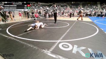 49 lbs Round Of 16 - Tucker Wishard, Claremore Wrestling Club vs Aston Amatucci, Team Tulsa Wrestling Club