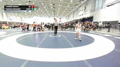 83 lbs Champ. Round 1 - Tanner Keehle, Xtreme Wrestling vs Keegan Weldner, Whitney Point Youth Wrestling Club
