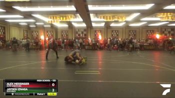 155 lbs Champ. Round 1 - Jayden Iznaga, Este Built vs Alex Messinger, Elite Wrestling