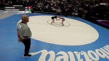 4A 106 lbs Quarterfinal - Gavin Decol, Uintah vs Ashton Leishman, Ridgeline