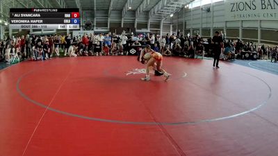 110 lbs Quarters - Ali Svancara, Idaho vs Veronika Hafer, Colorado