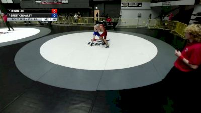 132 lbs Cons. Quarters - Jason Lin vs Brett Crowley