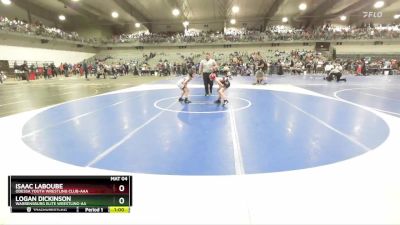 75 lbs Champ. Round 2 - Logan Dickinson, Warrensburg Elite Wrestling-AA vs Isaac LaBoube, Odessa Youth Wrestling Club-AAA