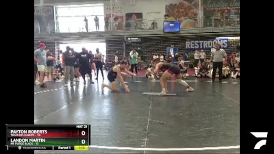 160 lbs Semis & 3rd Wb (16 Team) - Payton Roberts, Team Rich Habits vs Landon Martin, MF Purge Black