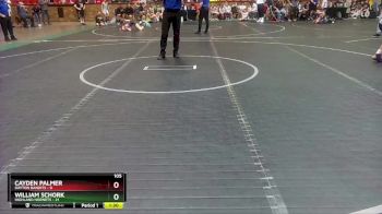 105 lbs Round 2 (4 Team) - William Schork, Highland Hornets vs Cayden Palmer, Dayton Bandits