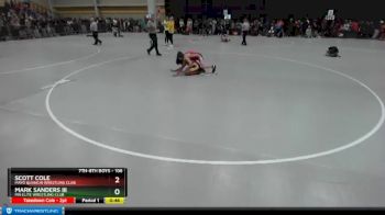 106 lbs Champ. Round 2 - Scott Cole, Mayo Quanchi Wrestling Club vs Mark Sanders Iii, MN Elite Wrestling Club