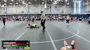 84 lbs Round 1 (6 Team) - Emmanuel Coello, Headhunters vs Camden Roberts, Capital City WC