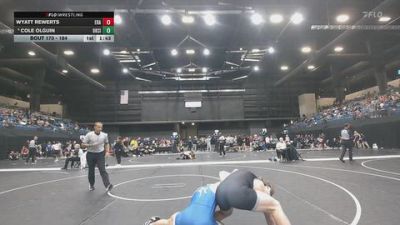 184 lbs Champ. Round 2 - Wyatt Rewerts, Embry-Riddle (Ariz.) vs Cole Olguin, Oklahoma City