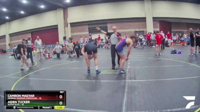 167 lbs Finals (2 Team) - Camron Magyar, Modern Warrior Wrestling vs Aiden Tucker, Alpha Elite