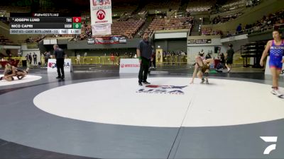 Cadet Boys Lower - 113 lbs Champ. Round 2 - Joseph Lund, Tracy Wrestling Club vs Nico Capri, Ukiah High School Wrestling
